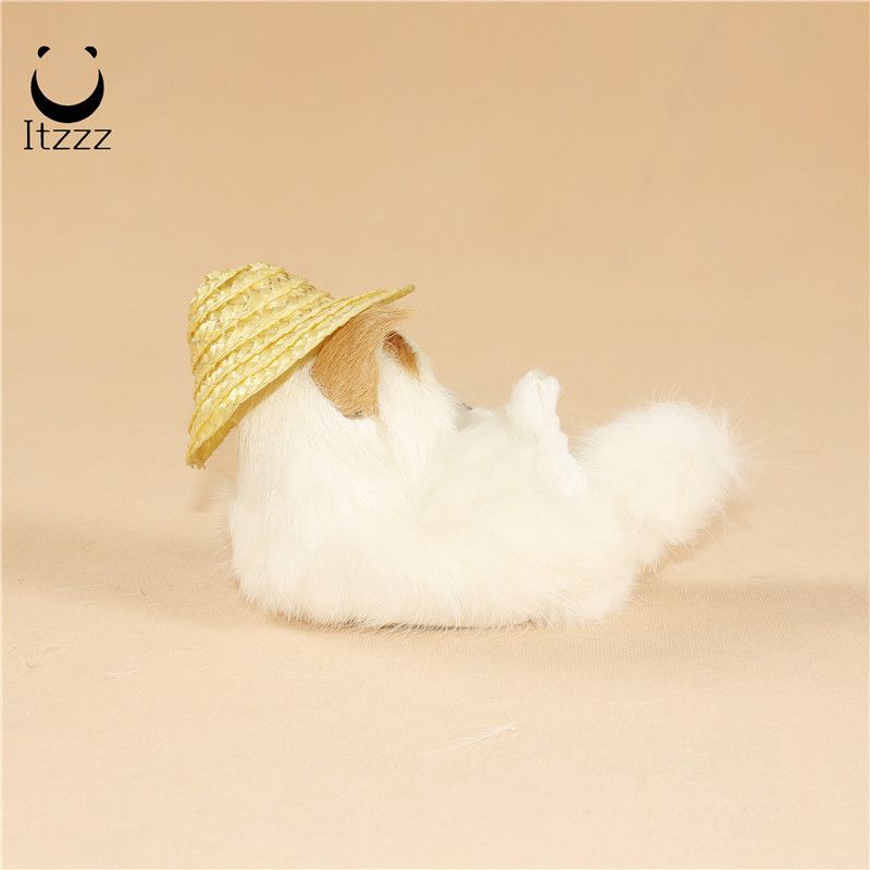 Fur toysCat2019 Handmade Home Decorative cut furry animals cat simulation catHEZE HENGFANG LEATHER & FUR CRAFT CO., LTD