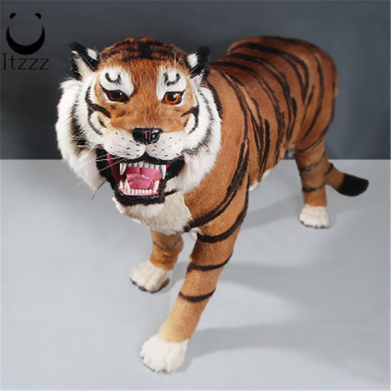 Fur toysZoo decorations holiday gift handmade tiger model large 3D simulation tigerHEZE HENGFANG LEATHER & FUR CRAFT CO., LTD